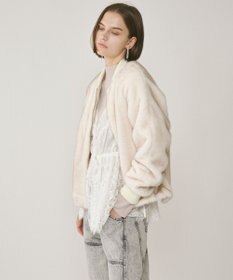 GRACE CONTINENTAL フェイクミンクファーブルゾン