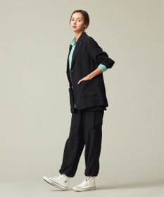 J.PRESS YORK STREET 【UNISEX】ジャージライクツイル カーゴパンツ