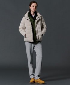 JOSEPH ABBOUD MOUNTAIN 【軽量/イージーケア】ソフトダンボールニット ハーフジップ プルオーバー