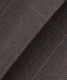 GOTAIRIKU 【ZEGNA/ゼニア】ISLANDFLEECE/アイランドフリース 3ピーススーツ（ブラウン×格子）