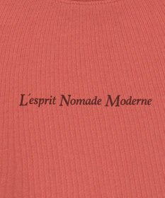 23区 【先行予約】ドロップショルダー メッセージ ロゴTシャツ