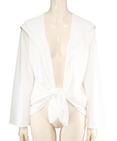 San-ai Resort（三愛水着楽園） 【UPF50＋】【吸水速乾】フーディ羽織り　M　　【San-ai Resort（サンアイリゾート）】