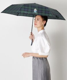 MOONBAT POLO RALPH LAUREN（ポロ ラルフローレン)フレンチベア×チェック 雨傘 折りたたみ傘