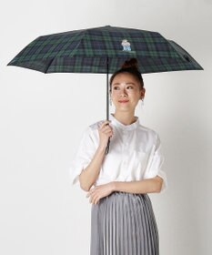 MOONBAT POLO RALPH LAUREN（ポロ ラルフローレン)フレンチベア×チェック 雨傘 折りたたみ傘