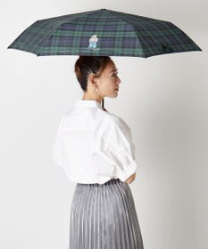 MOONBAT POLO RALPH LAUREN（ポロ ラルフローレン)フレンチベア×チェック 雨傘 折りたたみ傘