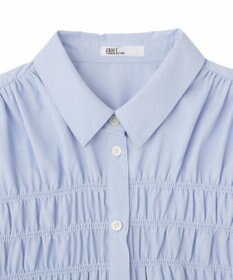 CRAFT STANDARD BOUTIQUE シャーリングショートスリーブブラウス