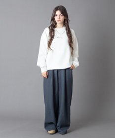 WEGO 【ユニセックス着用ITEM】アクセ付きフォトグラフィックプルオーバー