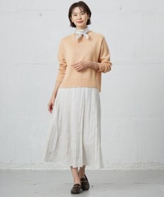 J.PRESS LADIES 【洗える】Reeves  Shine クルーネック ニット