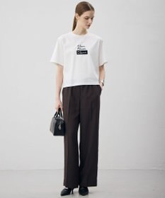 ICB L 【CLASSY.掲載・新色追加・WEB限定カラーあり】FluidBackSatin ワイドパンツ
