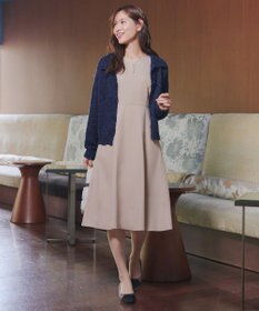 Tiaclasse 【セレモニー・XSサイズ追加・新色追加】ハートネックくるみ釦ワンピース