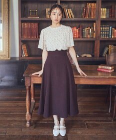 earth music&ecology バックレースアップスカート