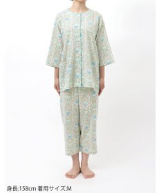 Wing パジャマ 7分袖 長袖 8分丈 綿100%(本体) 楊柳素材 夏 レディース EP8074 ウイング／ワコール