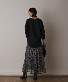 GRACE CONTINENTAL サラサ刺繍チュールスカート