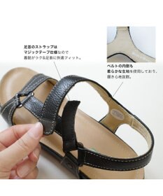 Pointer 天然皮革 本革ストラップサンダル