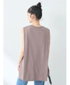 earth music&ecology ボクシーノースリーブチュニック