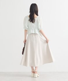 earth music&ecology バックレースアップスカート