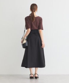 earth music&ecology バックレースアップスカート