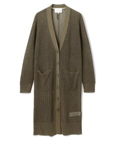 BEIGE， 【洗える】OPTICAL / ペーパーヤーンVネックロングカーディガン