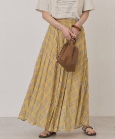 AMERICAN HOLIC 【選べる丈】チェックシアープリーツスカート
