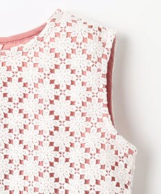 組曲 KIDS 【110-140㎝】フラワーレース ドレス