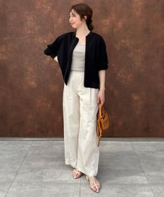 UNFILO L シアーワイドパンツ