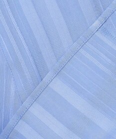 23区 【先行予約】ドビーストライプ クルーネック フレアブラウス