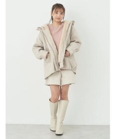 earth music&ecology マルチウェイマウンテンパーカー（ファー）