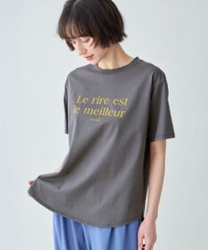 ANY アソートロゴラウンドヘムTシャツ