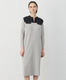 ICB L クリアレーヨンストレッチ ニットワンピース