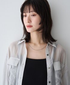 YECCA VECCA 【2点SET】ミリタリーシアーシャツセットキャミワンピース