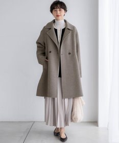 23区 S 【CLASSY.掲載/洗える】スムージーコットン タートルネック ニット