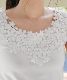 Tiaclasse 【洗える】レースタンクトップ