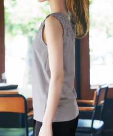 Tiaclasse 【洗える】レースタンクトップ