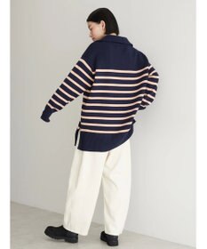 AMERICAN HOLIC バイパチ衿付きニットチュニック