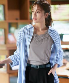 Tiaclasse 【洗える】レースタンクトップ