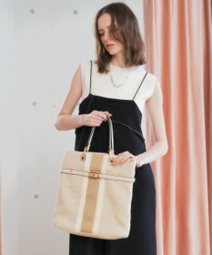 YECCA VECCA 【A4対応】2wayライントートバッグ