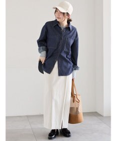 Te chichi サイドベルトチノタイトスカート