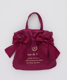 Maison de FLEUR クリアダブルリボン2Wayトート