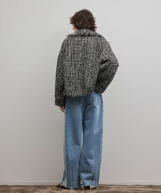 GRACE CONTINENTAL パディングツイードジャケット