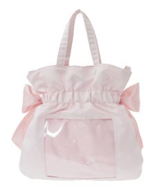 Maison de FLEUR クリアダブルリボン2Wayトート