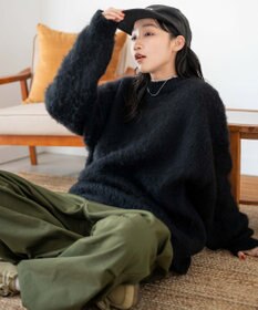 WEGO モヘアライクBIGプルオーバー