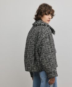 GRACE CONTINENTAL パディングツイードジャケット