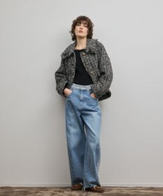 GRACE CONTINENTAL パディングツイードジャケット