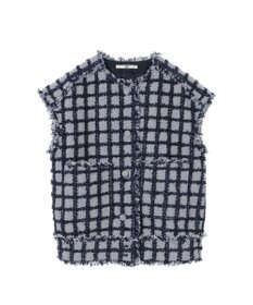 DAKS チェックツイードベスト