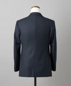 GOTAIRIKU 通年仕様【DORMEUIL/ドーメル】ミレニアル  3ピーススーツ(ネイビー)