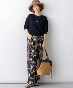 23区 【先行予約】カラーリリープリント ワイド パンツ