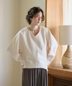 #Newans 【洗濯機可能/セットアップ】コクーンシルエットエアリープルオーバー