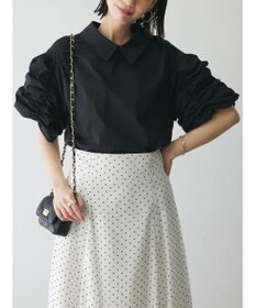 Green Parks AnriettMusee ギャザースリーブブラウス