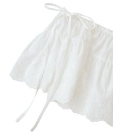 earth music&ecology エンブロイダリー刺繍ラップスカート