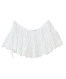 earth music&ecology エンブロイダリー刺繍ラップスカート